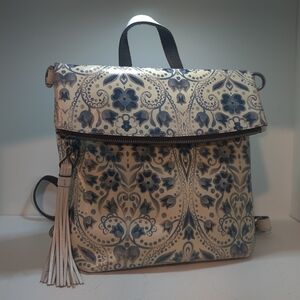 FINAL MARKDOWN-Patricia Nash Luzille backpack in Italian folklore white